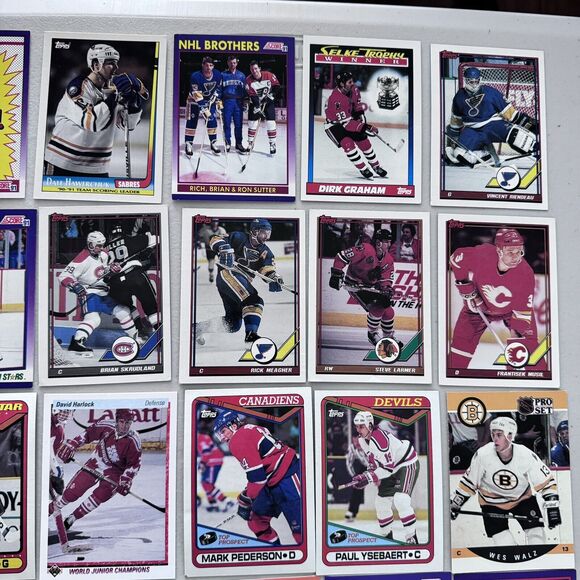 NHL Hockey Card Lot Mixed Lot of 29 Topps Score 91 - Picture 4 of 16